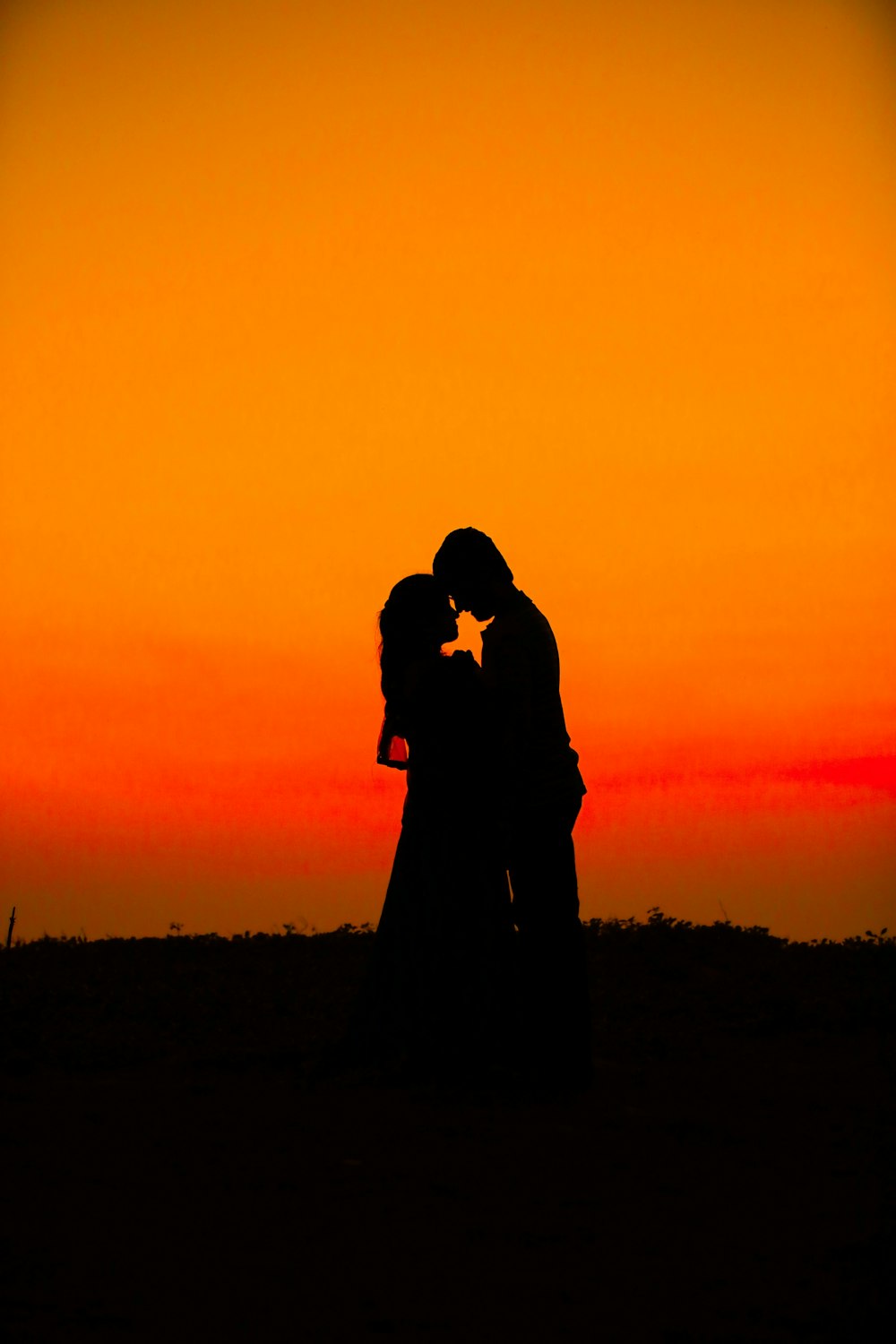 Sesión de pareja al atardecer